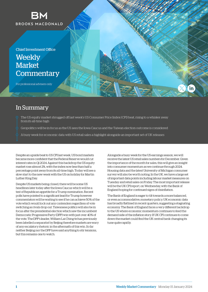 Market Commentary