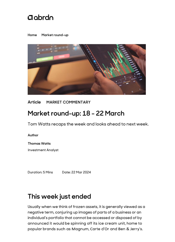 Market Roundup