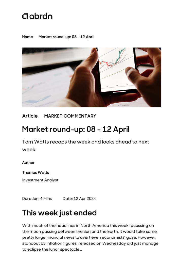 Market Roundup