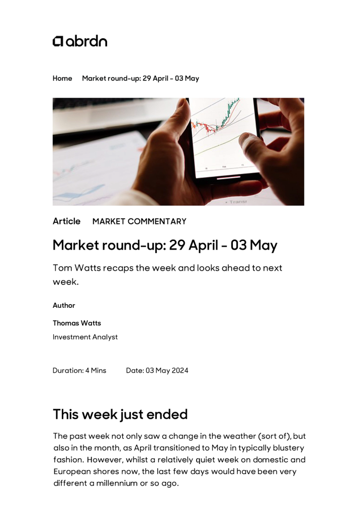 Market Roundup