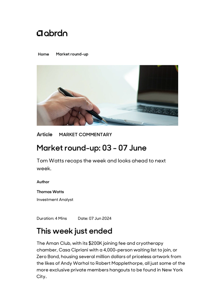Market Roundup